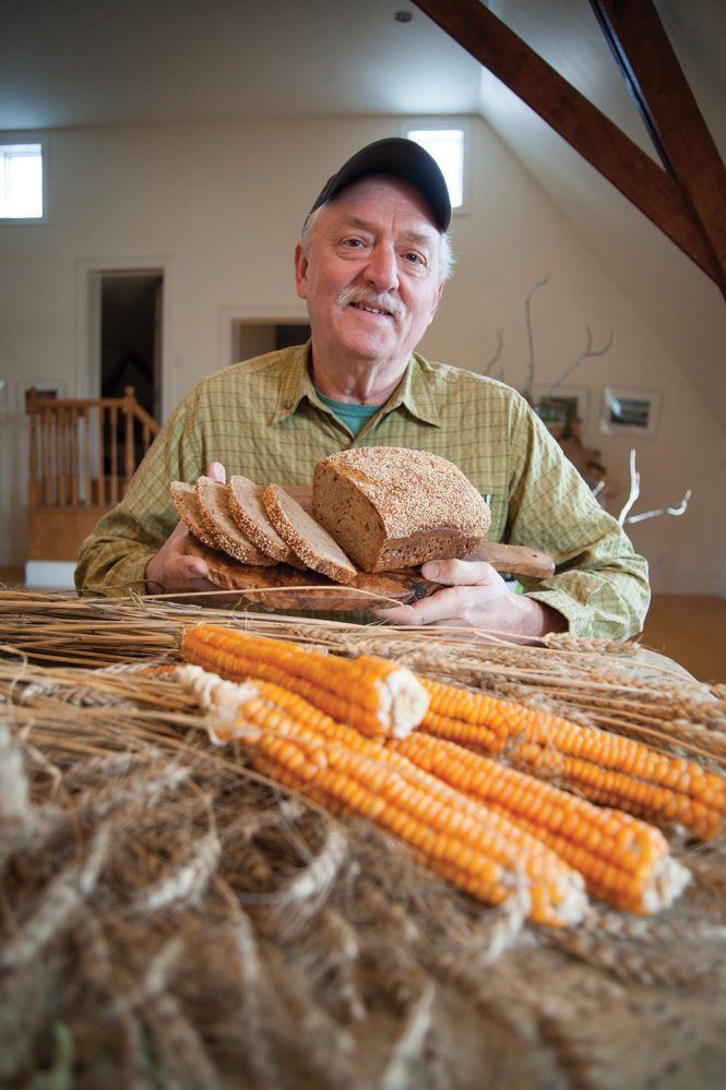 Don, the miller who grows and stone-grinds the grain for our flour