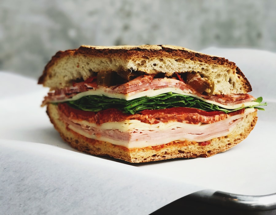 A real layered sandwich