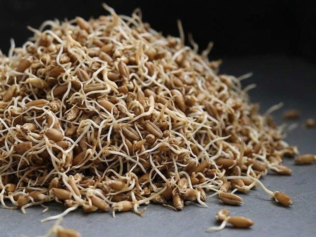Sprouted rye berries