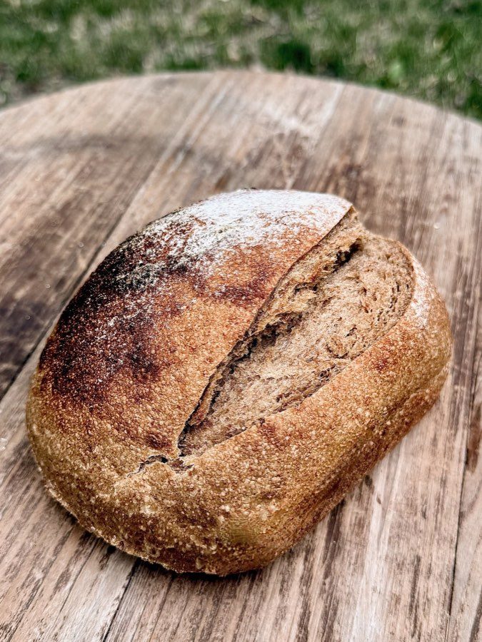 European Rye sourdough loaf